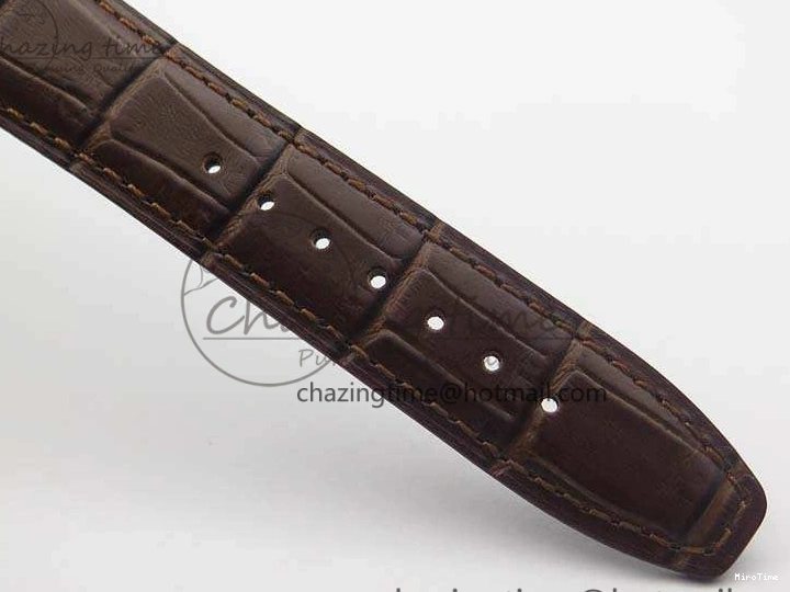 MIROTIME 0318 Effortless Portuguese Fa Jones IW544201 RG GSF 1:1 Best Edition White Dial On Leather Strap 7228